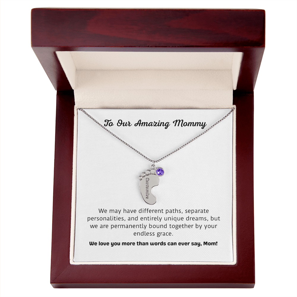 The "From the Kids" Sentimental Birthstone Necklace