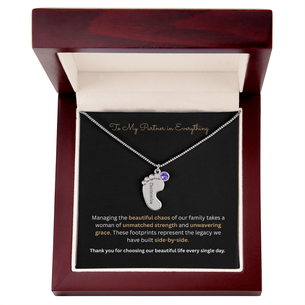 The "Four Corners Vow" 4-Child Family Necklace