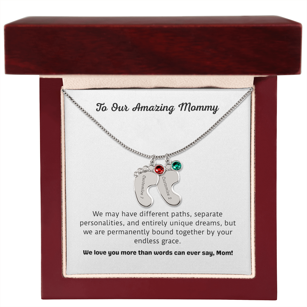 The "From the Kids" Sentimental Birthstone Necklace