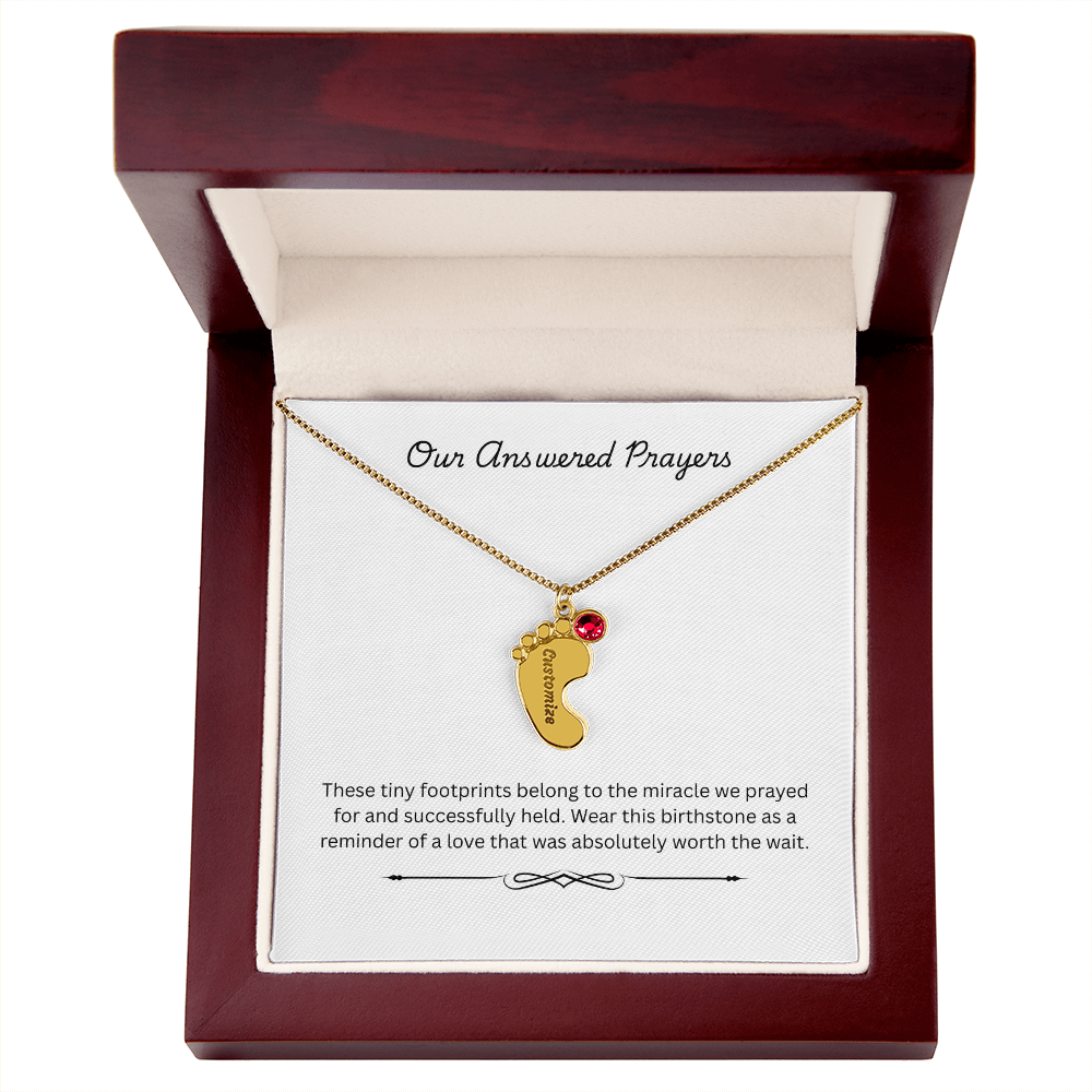 The "Rainbow Blessing" Multi-Child Birthstone Necklace
