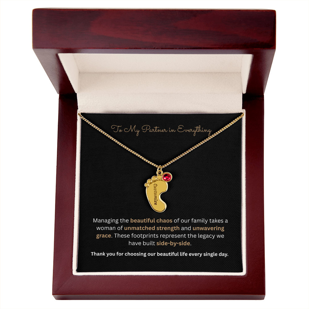 The "Four Corners Vow" 4-Child Family Necklace