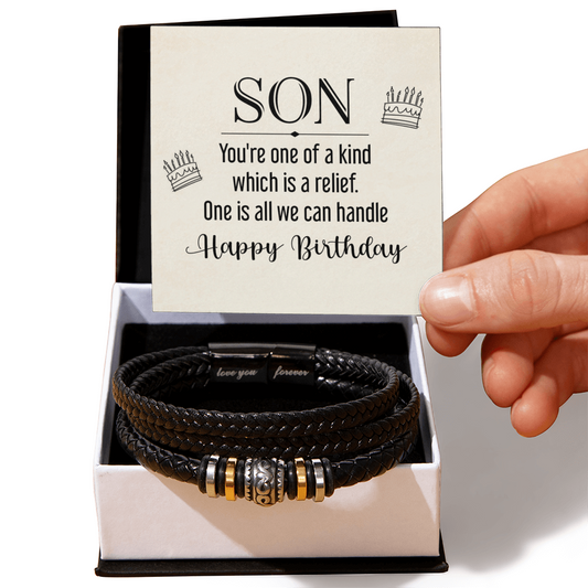 To Son - Son. You're one - Love You Forever Bracelet