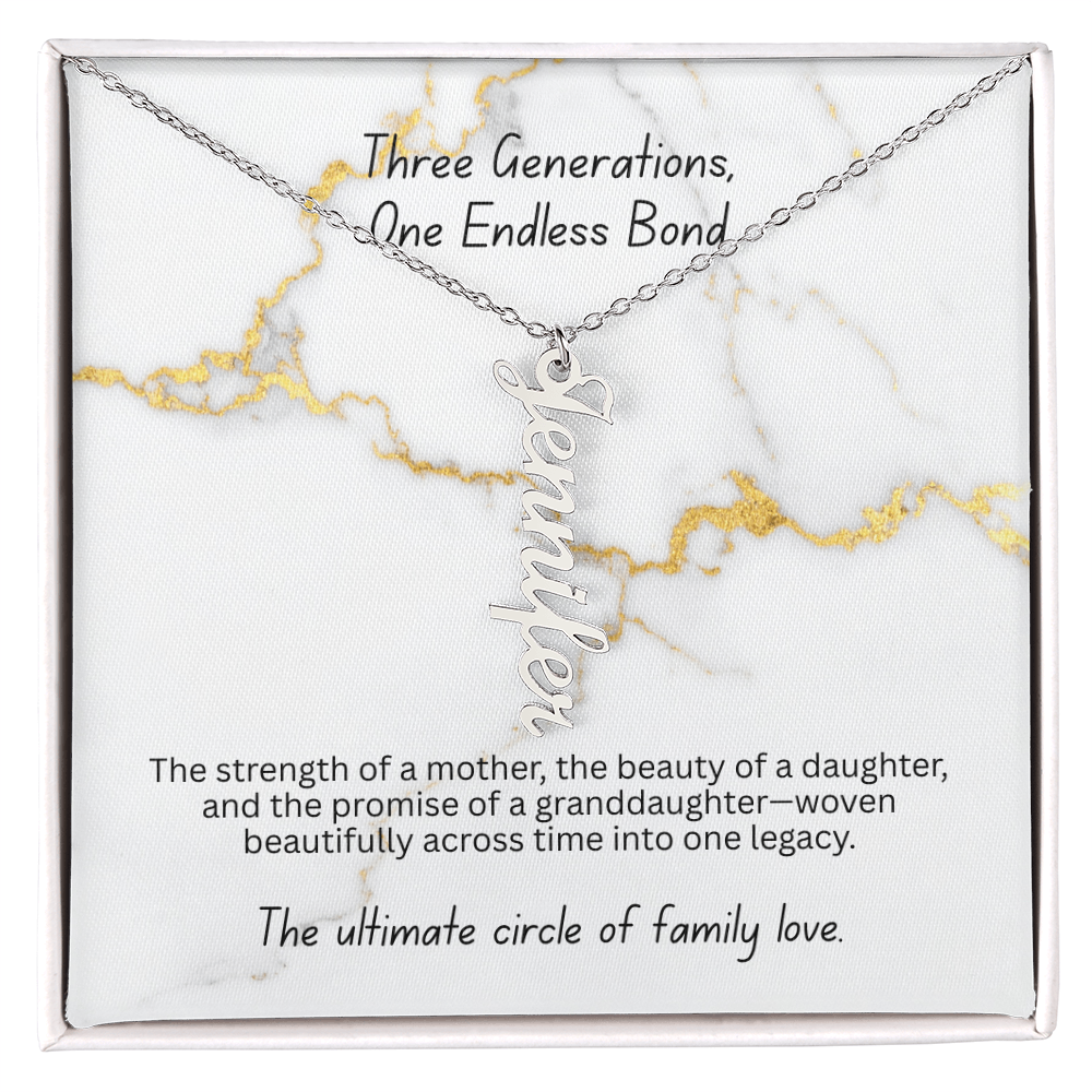 The "Three Generations" Custom Multi-Bar Necklace