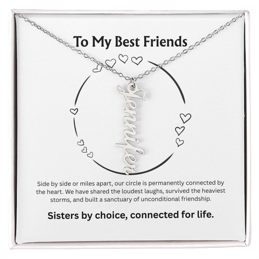 The "Best Friends Pack" Multi-Bar Name Necklace