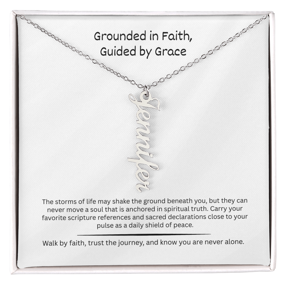 The "Tri-Faith Devotion" Personalized Scripture Necklace