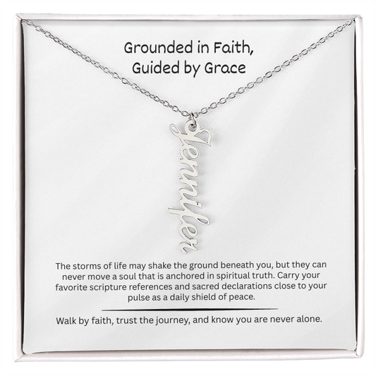 The "Tri-Faith Devotion" Personalized Scripture Necklace