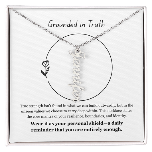 The "Personal Shield" Multi-Bar Affirmation Necklace