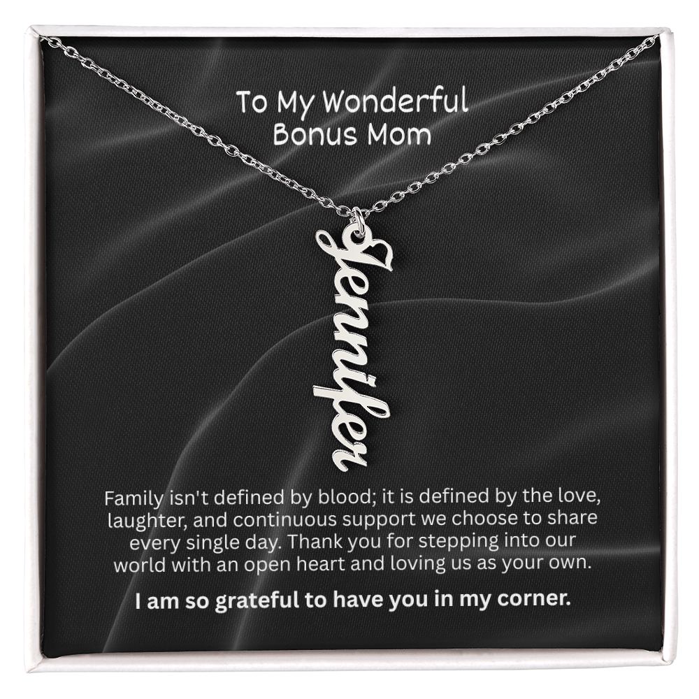 The "Bonus Mom Legacy" Multi-Name Necklace