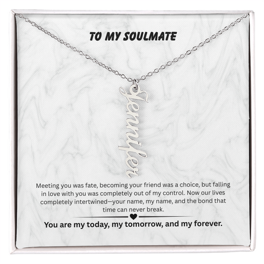 The "Couples Intertwined" Custom Multi-Bar Necklace