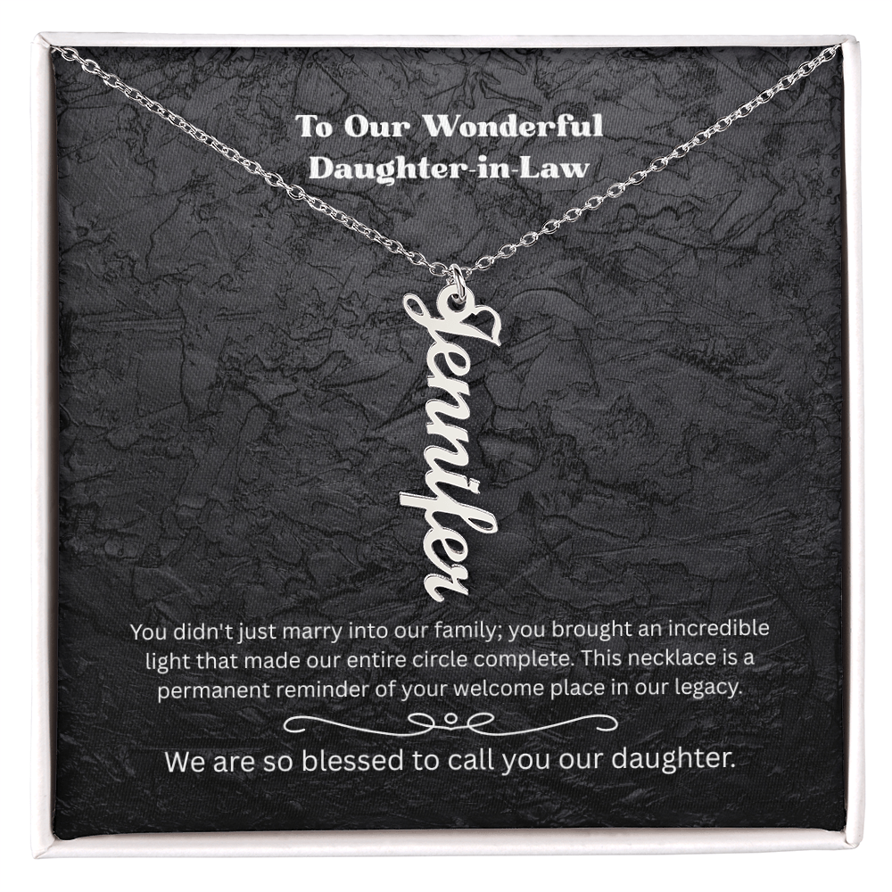 The "Welcomed to the Family" Multi-Name Necklace