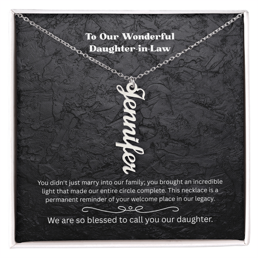 The "Welcomed to the Family" Multi-Name Necklace