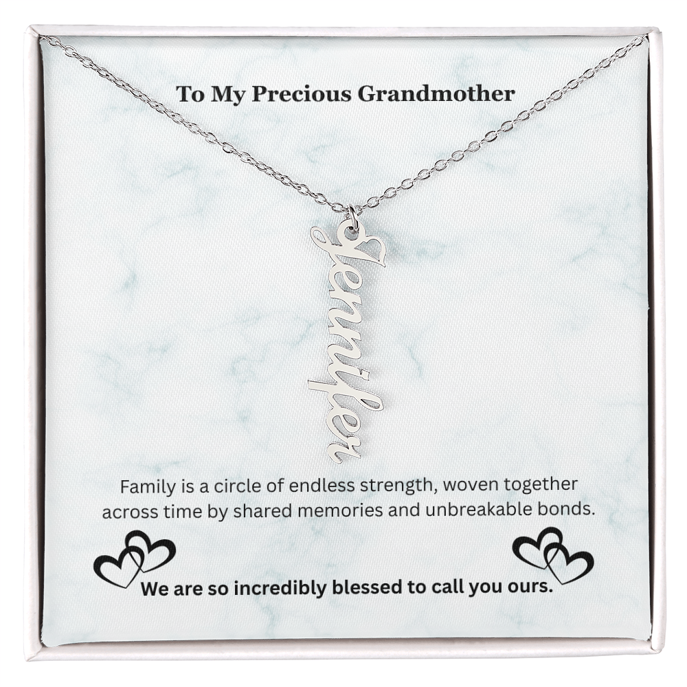 The "Generational Crest" Custom Multi-Bar Pendant