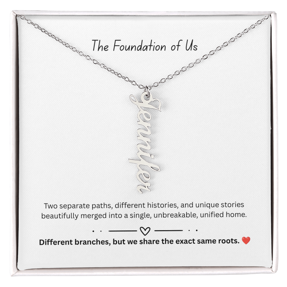 The "Two Worlds Unified" Multi-Bar Name Necklace