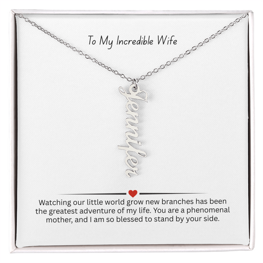 The "Growing Family" Custom Multi-Name Necklace