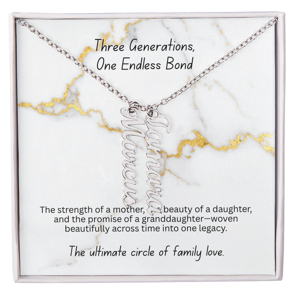 The "Three Generations" Custom Multi-Bar Necklace