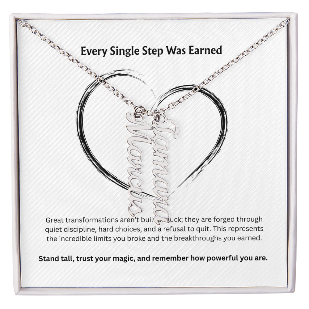 The "Goal Getter" Personalized Multi-Vertical Necklace