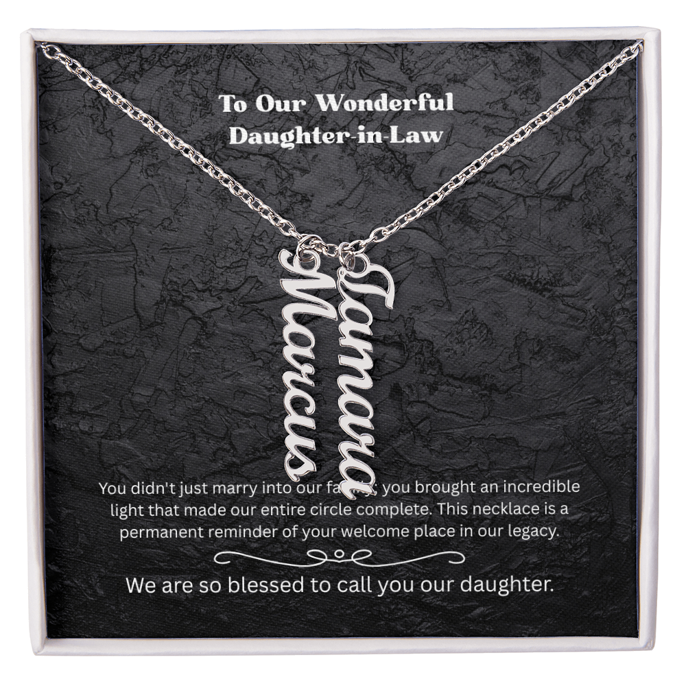 The "Welcomed to the Family" Multi-Name Necklace
