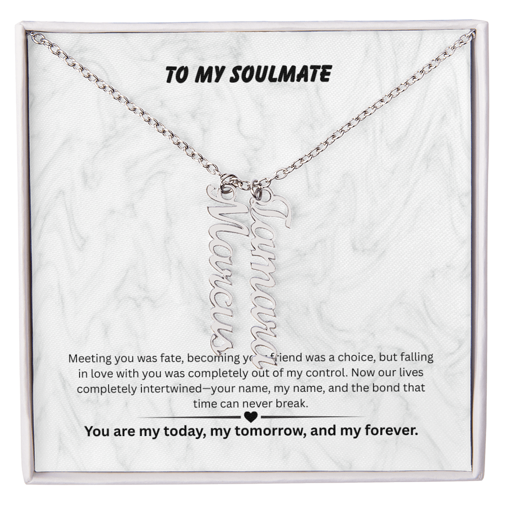 The "Couples Intertwined" Custom Multi-Bar Necklace