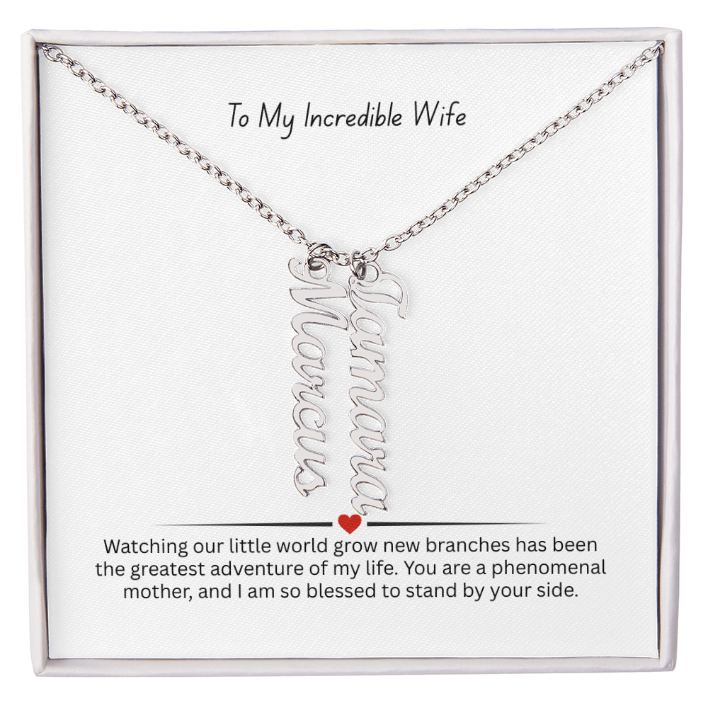 The "Growing Family" Custom Multi-Name Necklace