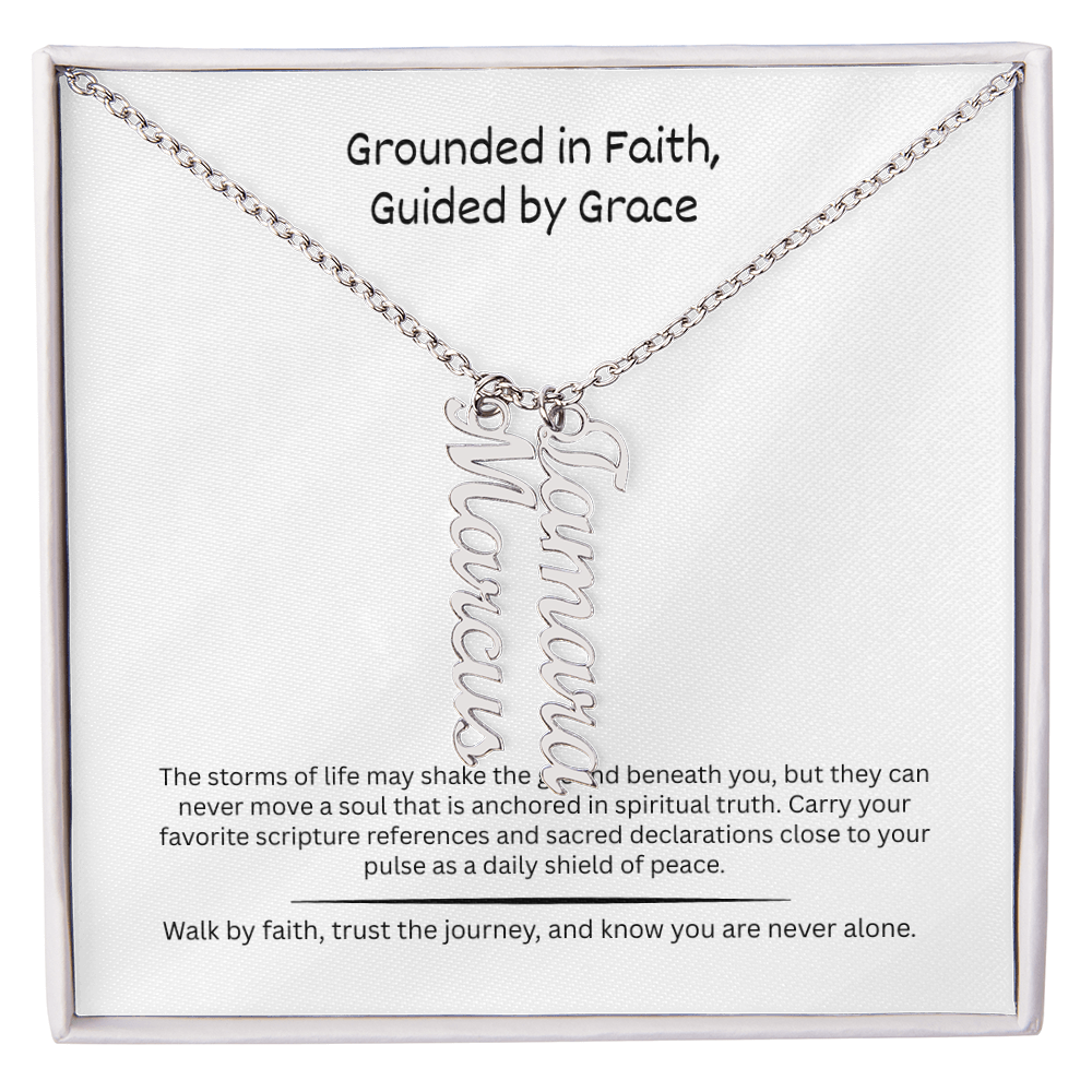 The "Tri-Faith Devotion" Personalized Scripture Necklace