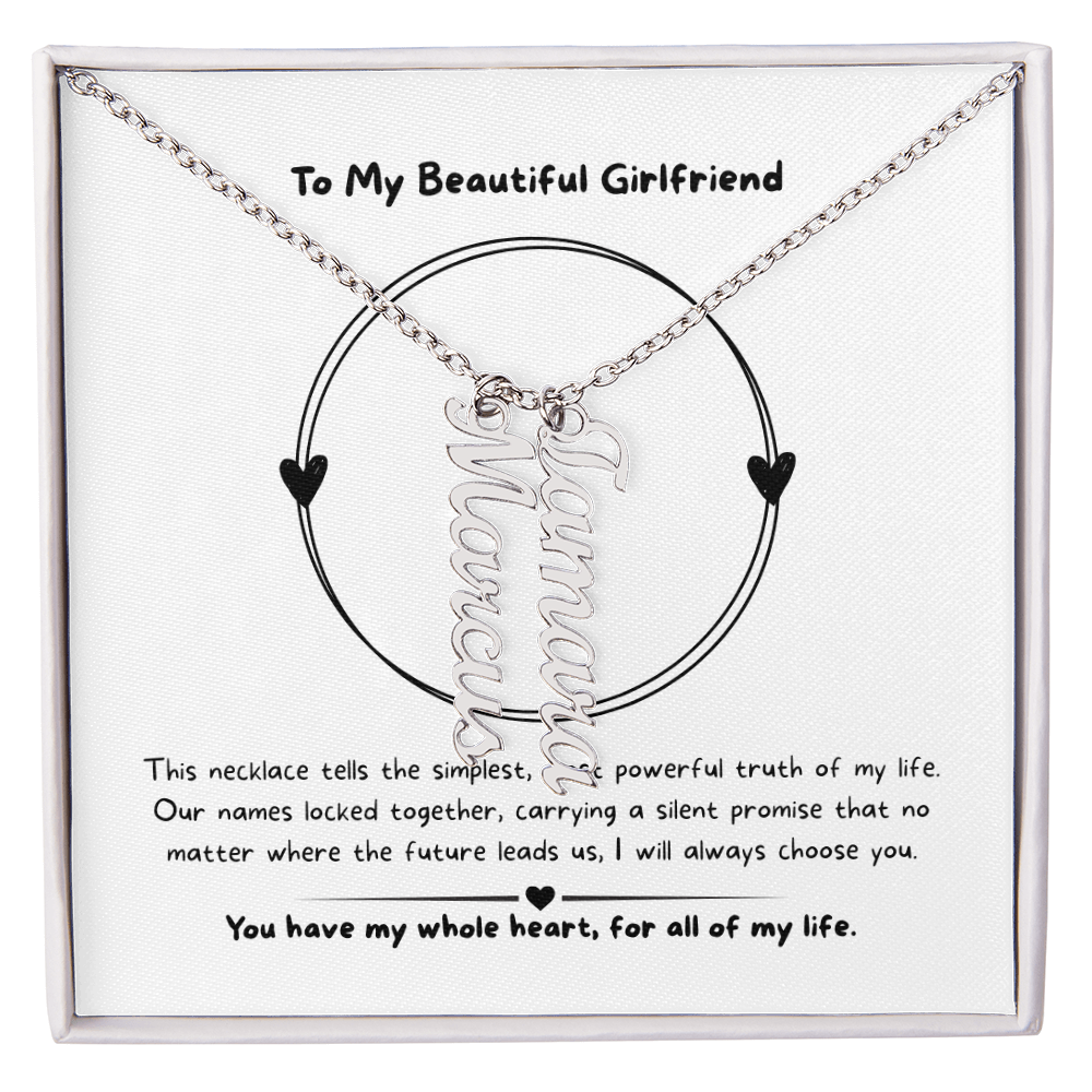 The "Three Little Words" Custom Nameplate Necklace