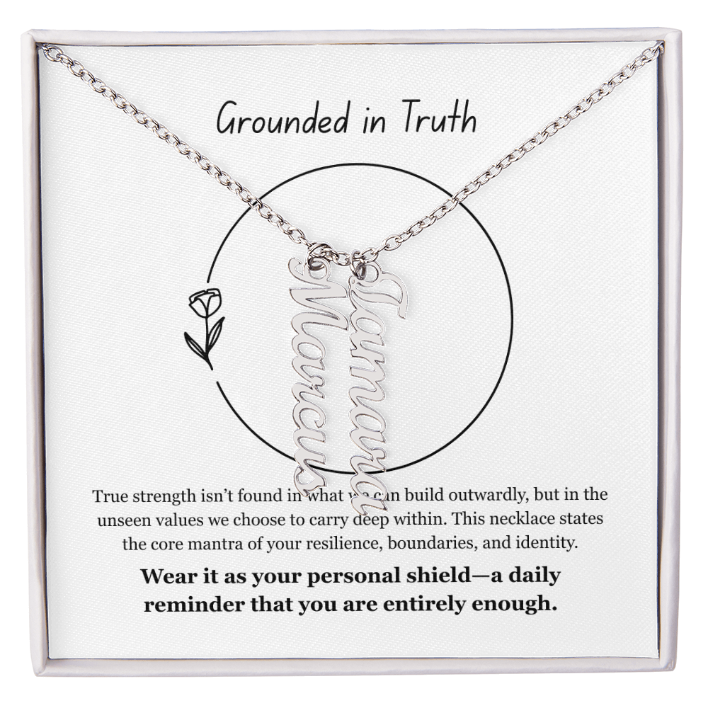 The "Personal Shield" Multi-Bar Affirmation Necklace