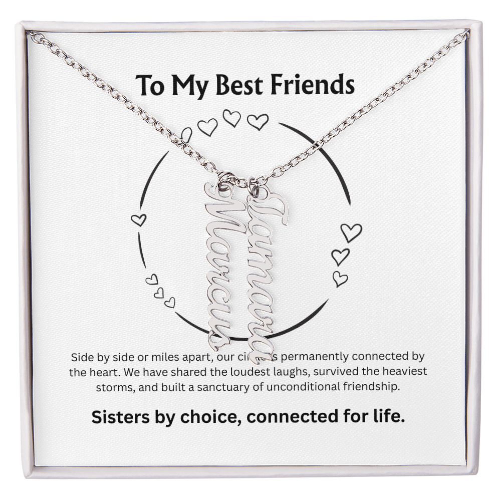 The "Best Friends Pack" Multi-Bar Name Necklace