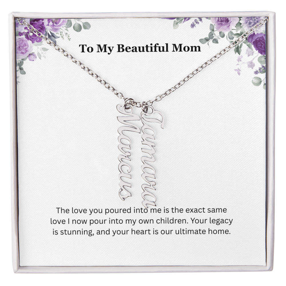 The "Matriarch Legacy" Multi-Name Necklace for Grandma