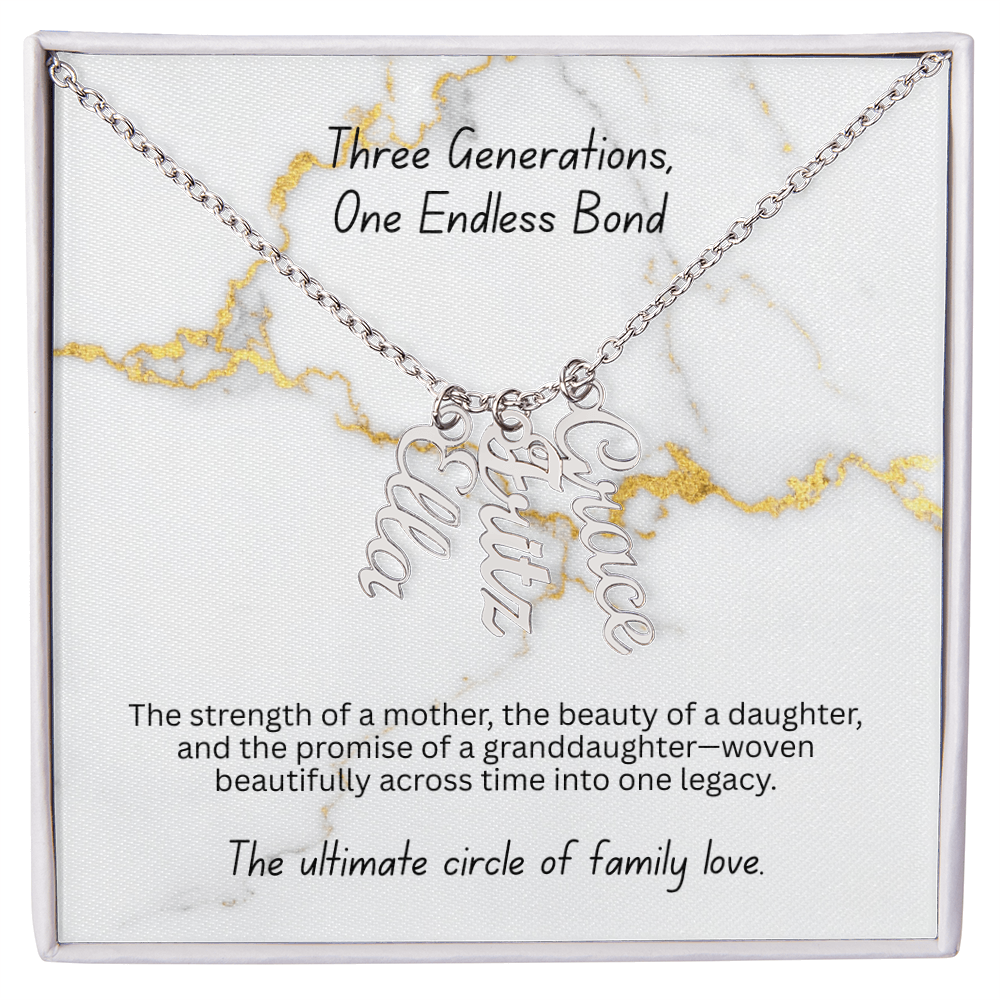 The "Three Generations" Custom Multi-Bar Necklace