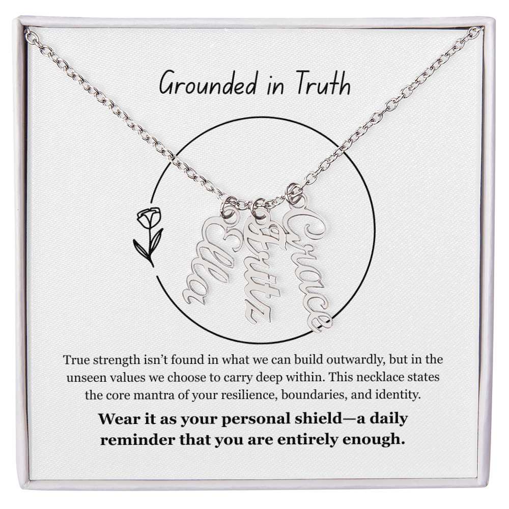 The "Personal Shield" Multi-Bar Affirmation Necklace