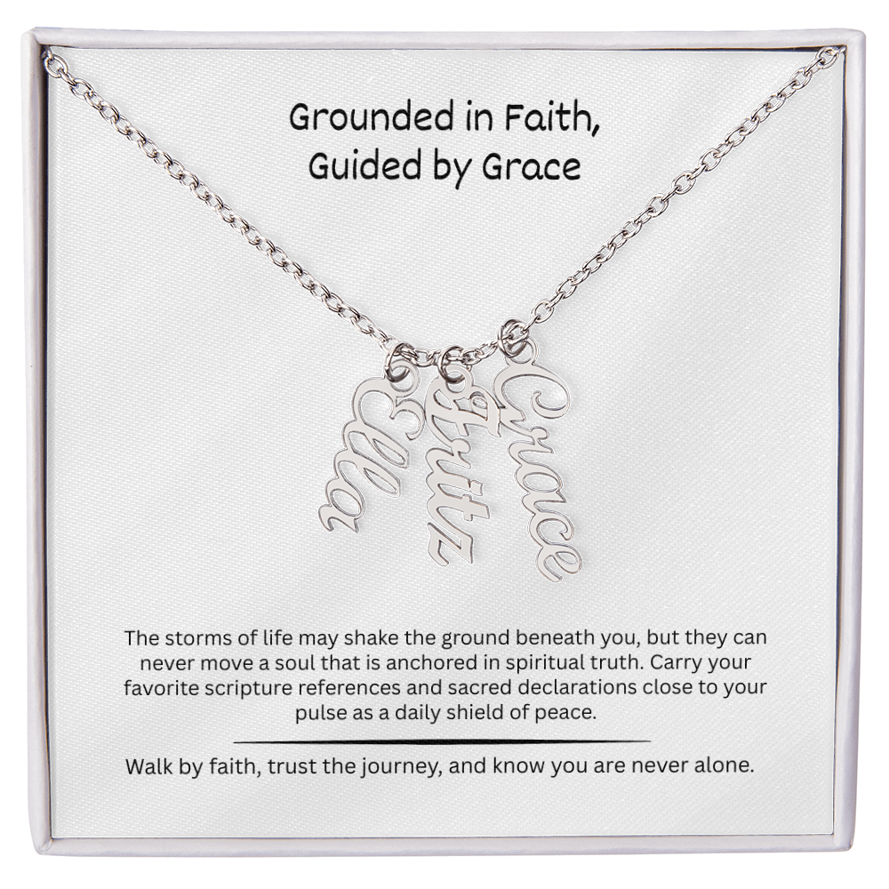 The "Tri-Faith Devotion" Personalized Scripture Necklace