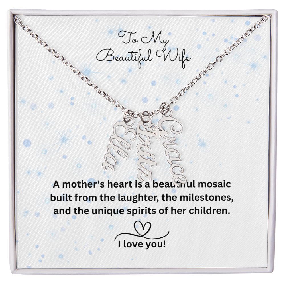 The "Mama's World" Custom Multi-Name Necklace