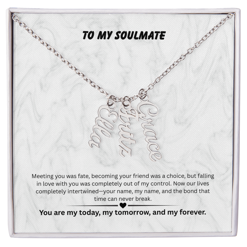 The "Couples Intertwined" Custom Multi-Bar Necklace