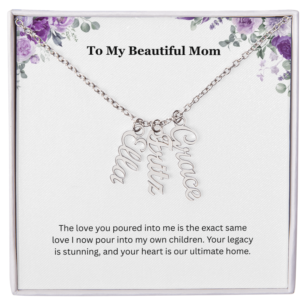 The "Matriarch Legacy" Multi-Name Necklace for Grandma