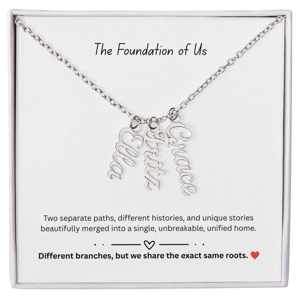 The "Two Worlds Unified" Multi-Bar Name Necklace