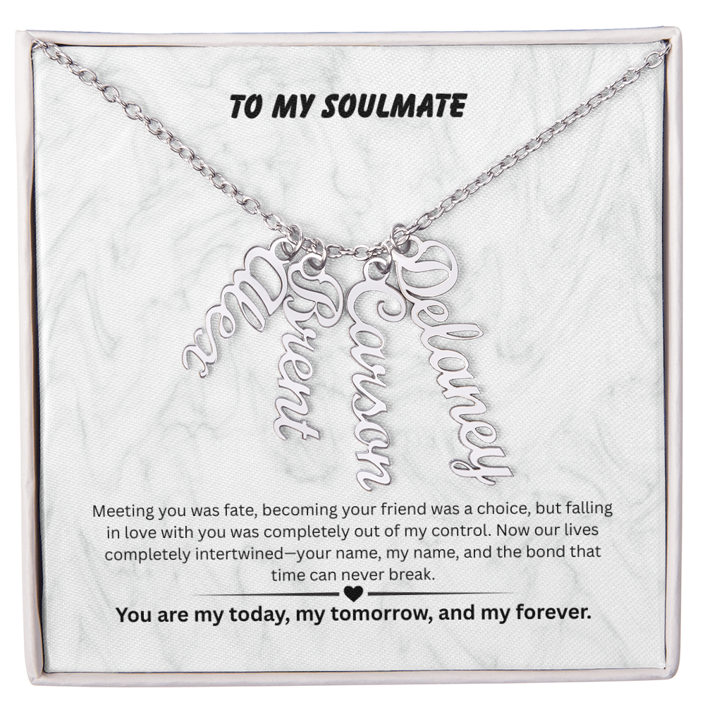 The "Couples Intertwined" Custom Multi-Bar Necklace
