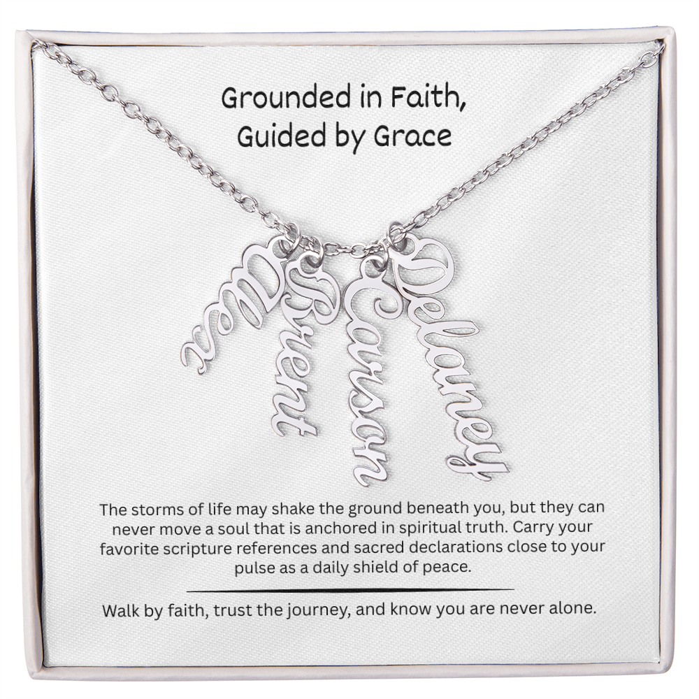 The "Tri-Faith Devotion" Personalized Scripture Necklace