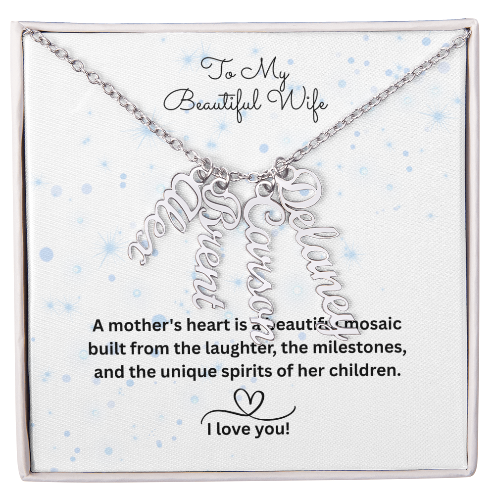The "Mama's World" Custom Multi-Name Necklace
