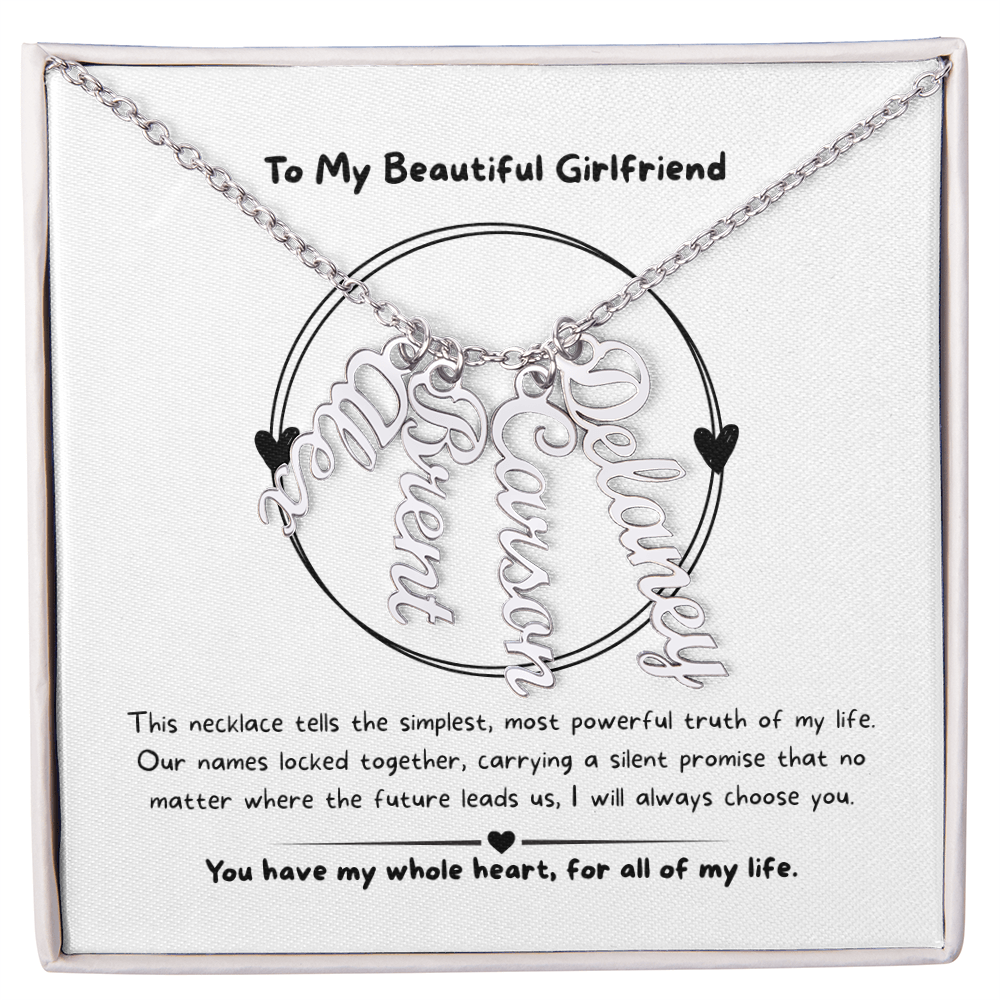 The "Three Little Words" Custom Nameplate Necklace