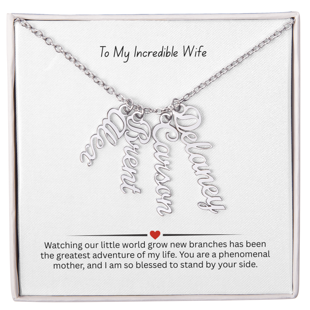 The "Growing Family" Custom Multi-Name Necklace