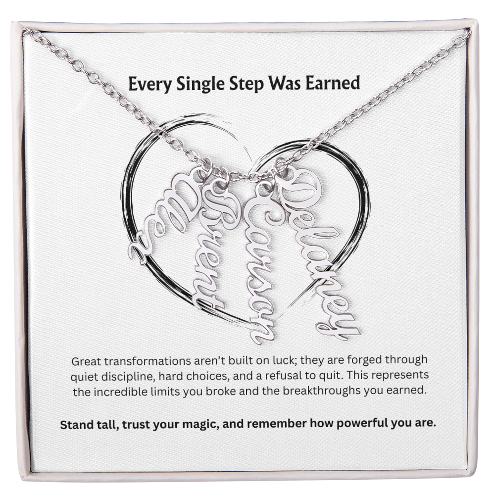 The "Goal Getter" Personalized Multi-Vertical Necklace
