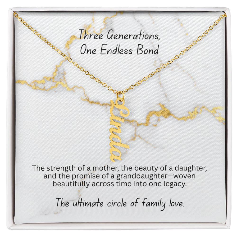 The "Three Generations" Custom Multi-Bar Necklace