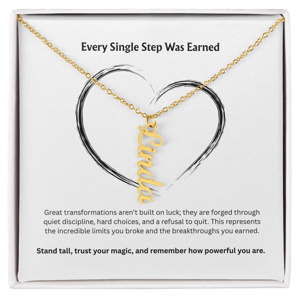 The "Goal Getter" Personalized Multi-Vertical Necklace