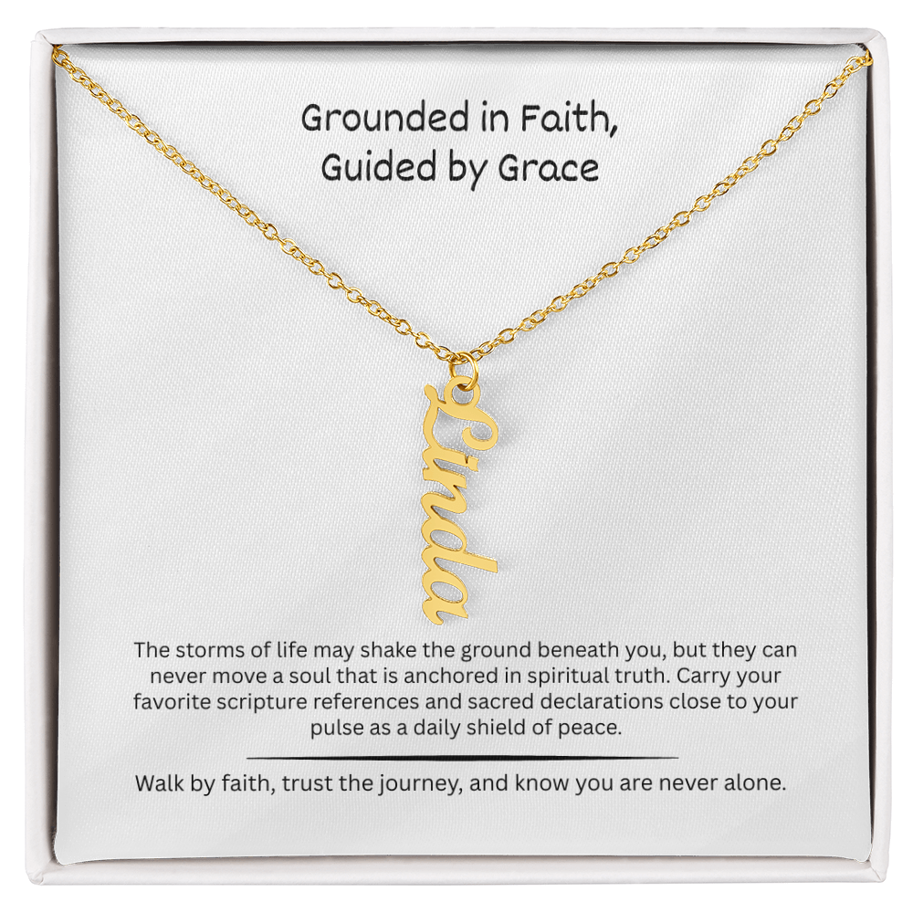 The "Tri-Faith Devotion" Personalized Scripture Necklace