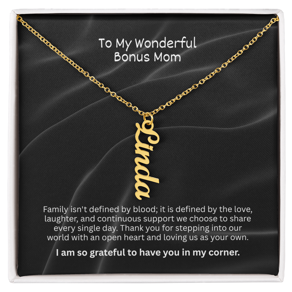 The "Bonus Mom Legacy" Multi-Name Necklace