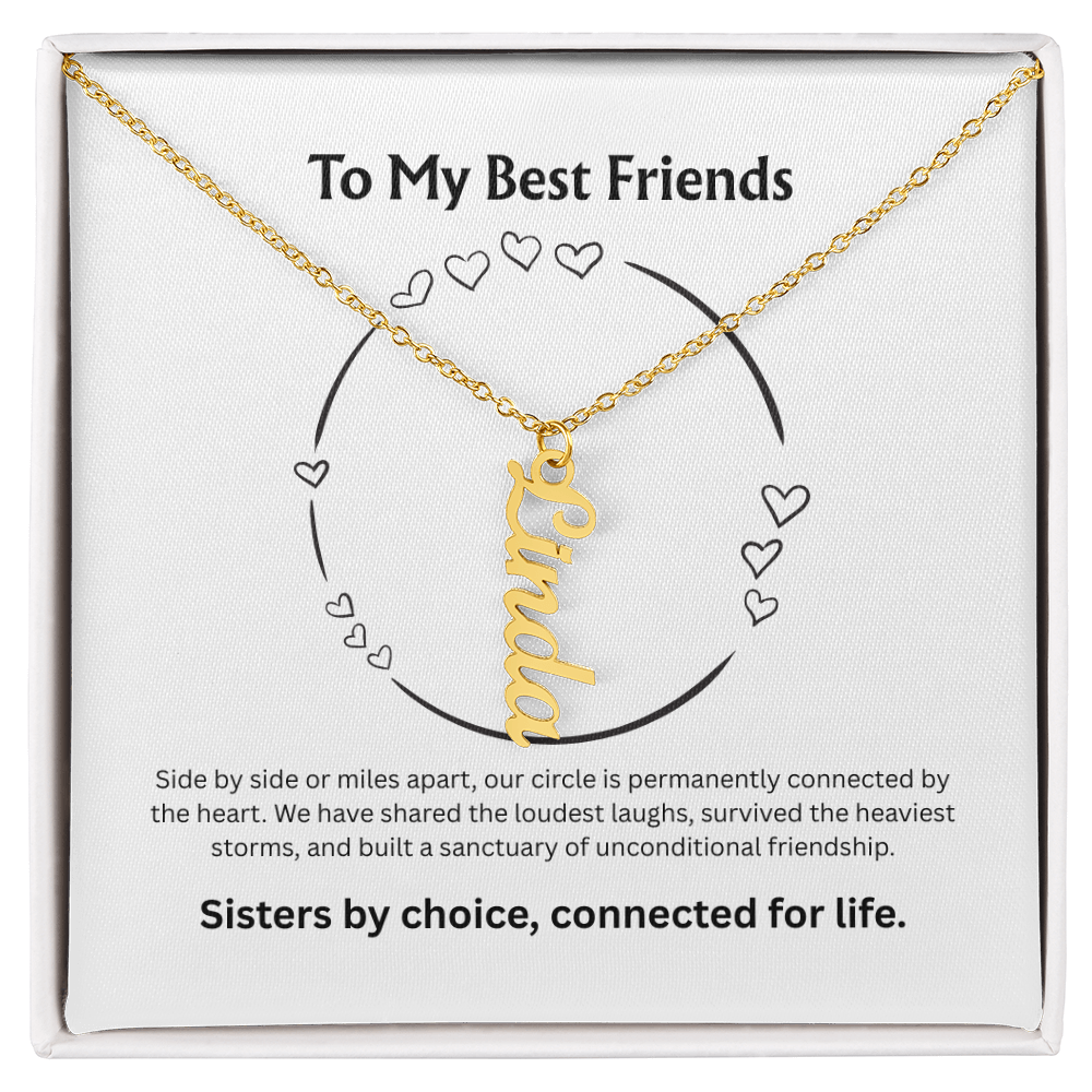 The "Best Friends Pack" Multi-Bar Name Necklace