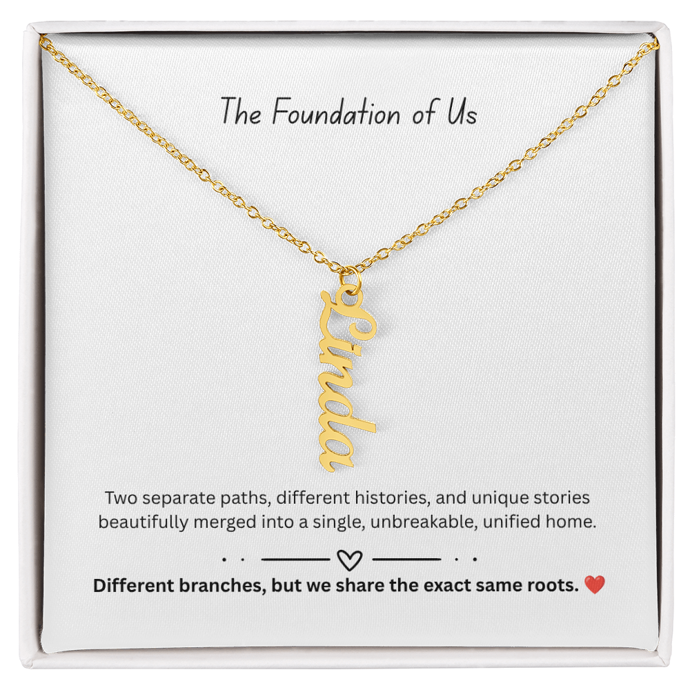 The "Two Worlds Unified" Multi-Bar Name Necklace