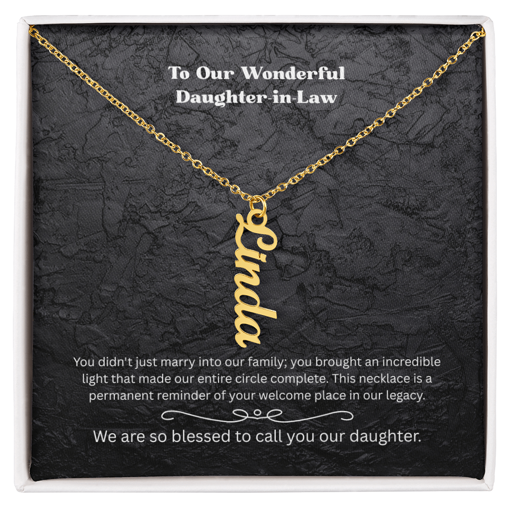 The "Welcomed to the Family" Multi-Name Necklace