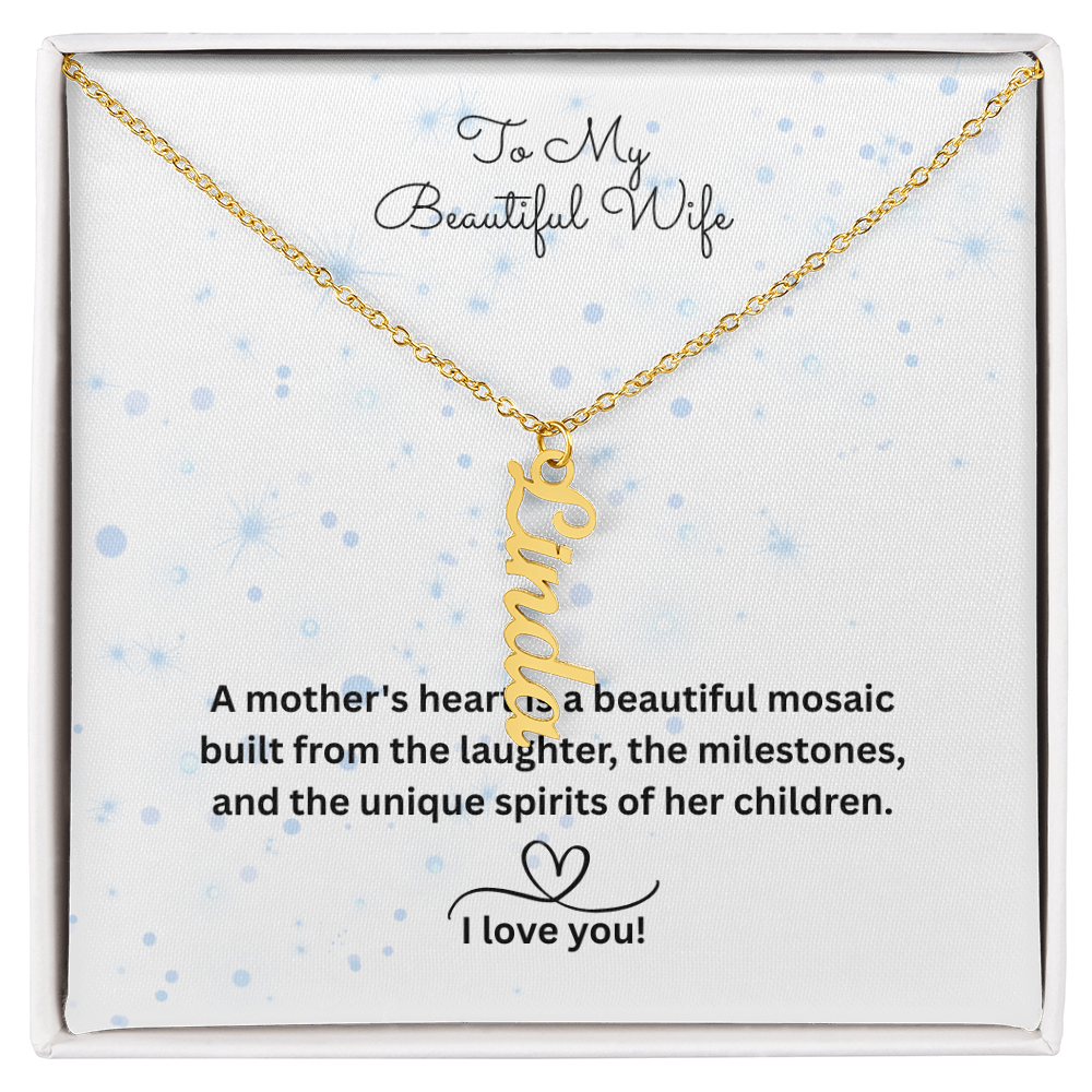 The "Mama's World" Custom Multi-Name Necklace
