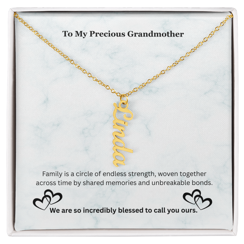 The "Generational Crest" Custom Multi-Bar Pendant